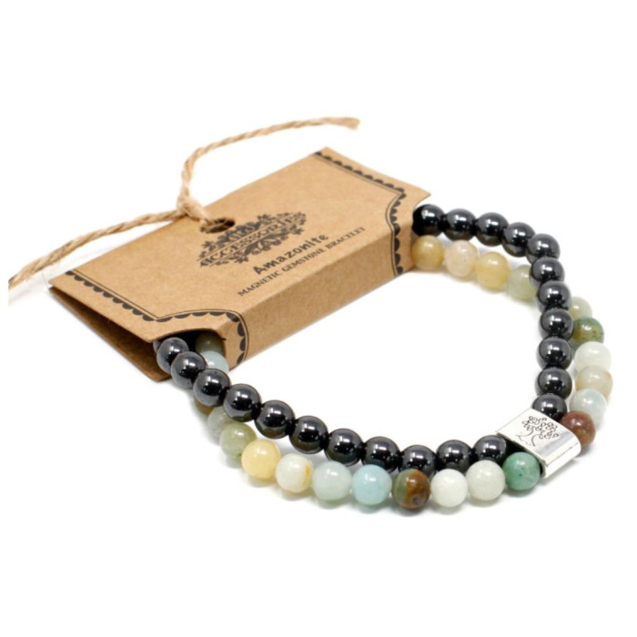 PULSEIRA PEDRA PRECIOSA MAGNÉTICA - AMAZONITE 1un