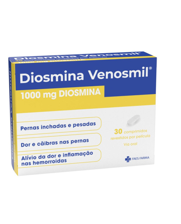 DIOSMINA VENOSMIL 1000MG 30 COMPRIMIDO REVESTIDO POR PELÍCULA