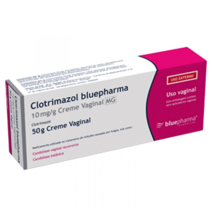 CLOTRIMAZOL BLUEPHARMA 10MG/G CREMA VAGINAL TUBO 50G + 7 APLICADORES