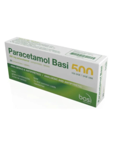 PARACETAMOL AZEVEDOS 500 MG 20 COMPRIMIDOS