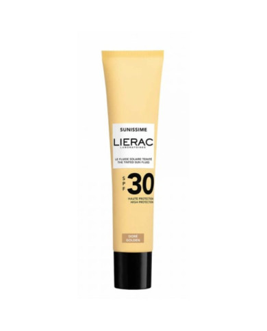 LIERAC SUNISSIME FLUIDO FACIAL DORÉ SPF30 40 ML