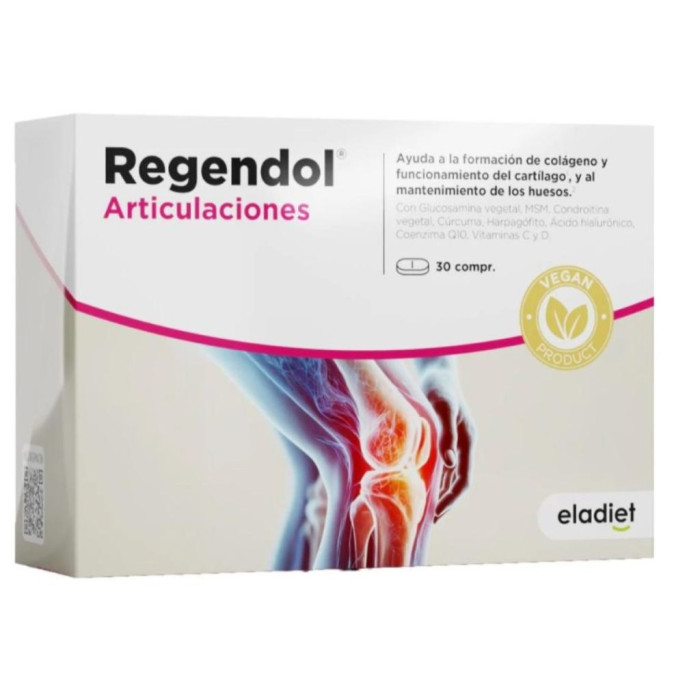 ELADIET REGENDOL ARTICULAÇÕES VEGAN 30 COMPRIMIDOS
