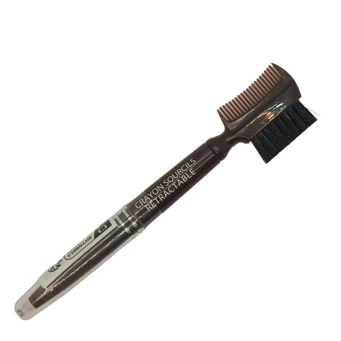 MISS EUROPE LÁPIZ DE CEJAS RETRÁCTIL Nº02 MARRÓN 1 UNIDAD