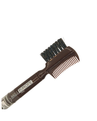 MISS EUROPE LÁPIZ DE CEJAS RETRÁCTIL Nº02 MARRÓN 1 UNIDAD