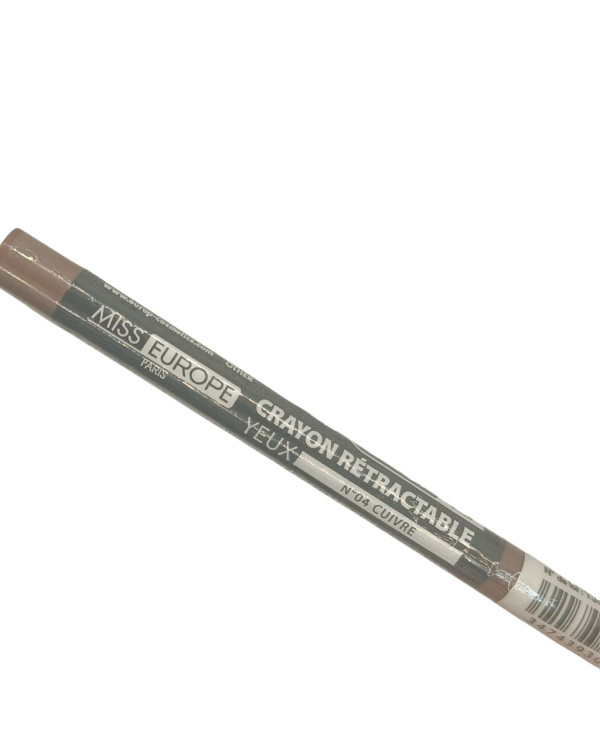 MISS EUROPE LÁPIS RETRÁTIL PARA OLHOS Nº04 COBRE 1 UNIDADE