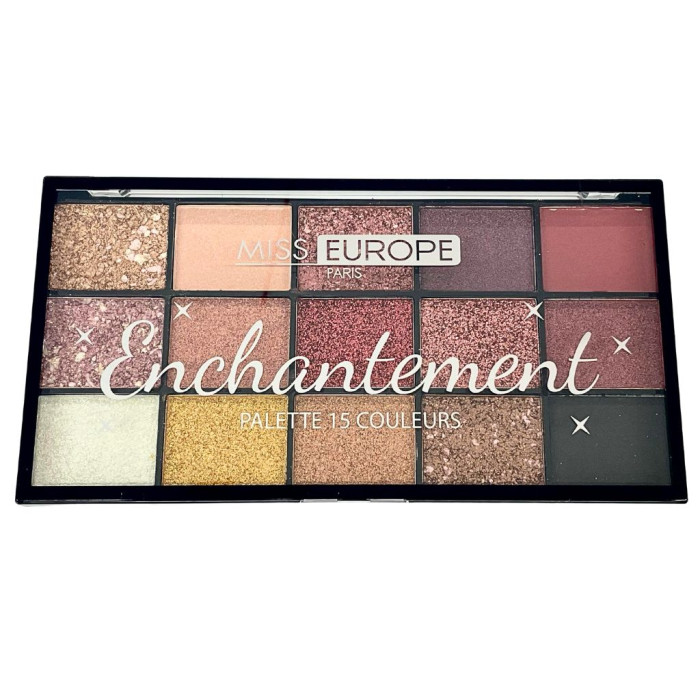 MISS EUROPE SOMBRA DE OLHOS COM 15 CORES Nº2 ENCHANTEMENT 15X1.5G