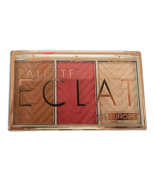 MISS EUROPE PALETA 3 EN 1 Nº02 LUMINOSO 12G (4Gx3)