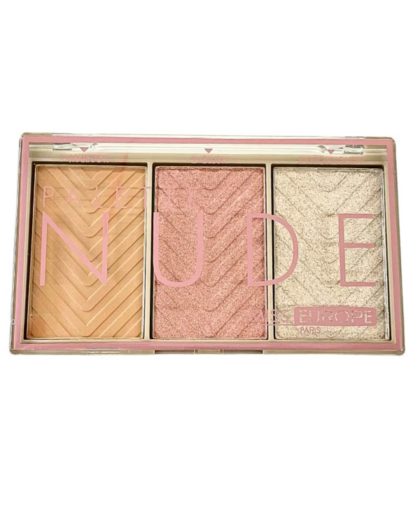 MISS EUROPE PALETA 3 EM 1 Nº01 NUDE 12G (4Gx3)