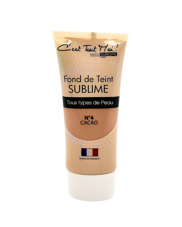 MISS EUROPE BASE SUBLIME TODO O TIPO DE PELES Nº04 CACAU - 35ML