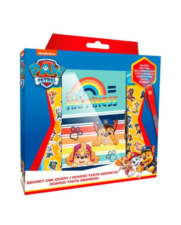 PAW PATROL DIÁRIO TINTA SECRETA