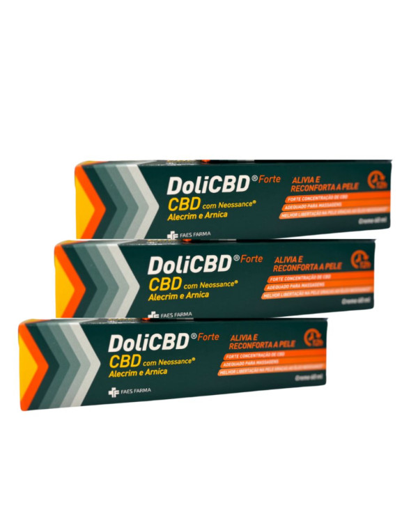 DOLICBD FORTE CREME 60ML - PACK TRIPLO PHARMAVIDA
