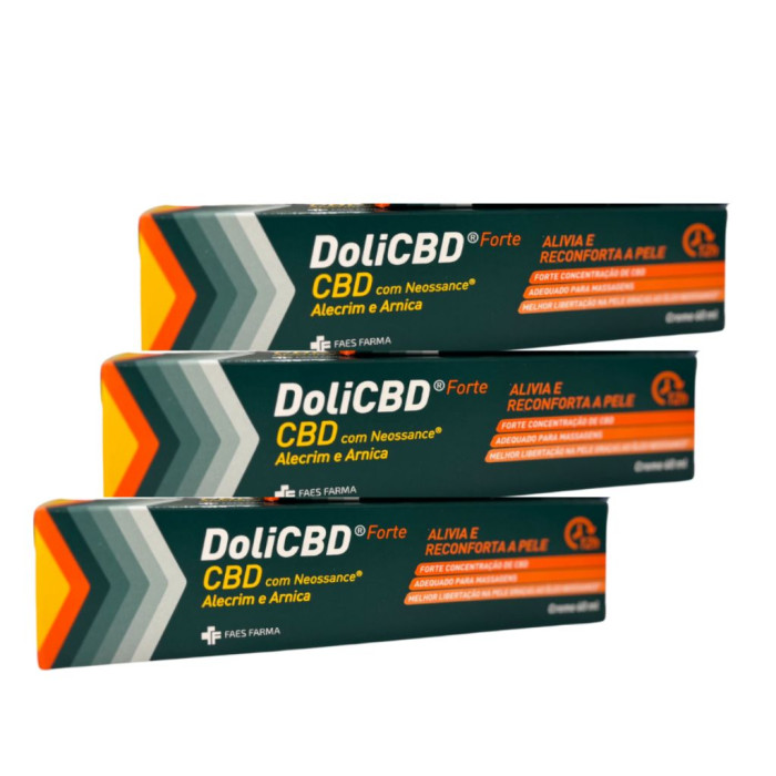 DOLICBD FORTE CREME 60ML - PACK TRIPLO PHARMAVIDA