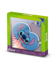 DIÁRIO LILO & STITCH EM AZUL+ CANETA  DISNEY