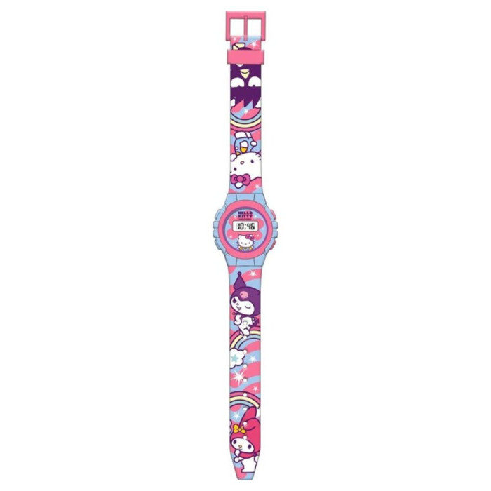 RELOJ DIJITAL DE HELLO KITTY  y sus amigos - Kuromi
