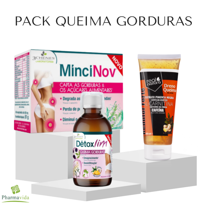 PACK PHARMAVIDA QUEIMA GORDURAS + BARRIGA LISA