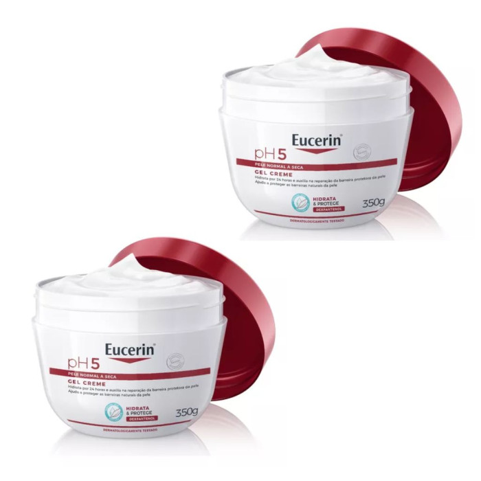 EUCERIN PH5 GEL-CREME ULTRALIGERA CORPO 2 x 350 ml -60% 2º UNIDADE