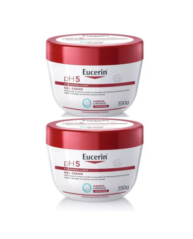 EUCERIN PH5 GEL-CREME ULTRALIGERA CORPO 2 x 350 ml -60% 2º UNIDADE