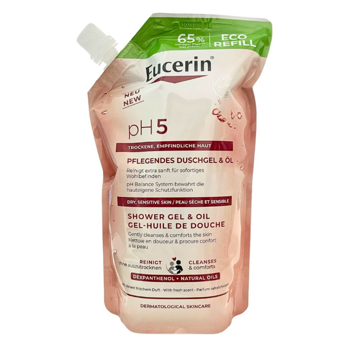 EUCERIN PH5 RECARGA ECO REFILL GEL ÓLEO DE DUCHE - 400ML