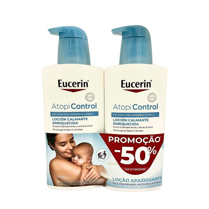 EUCERIN DUO ATOPI CONTROL LOCIÓN CALMANTE 2 x 400 ml -50% 2ª UNIDAD
