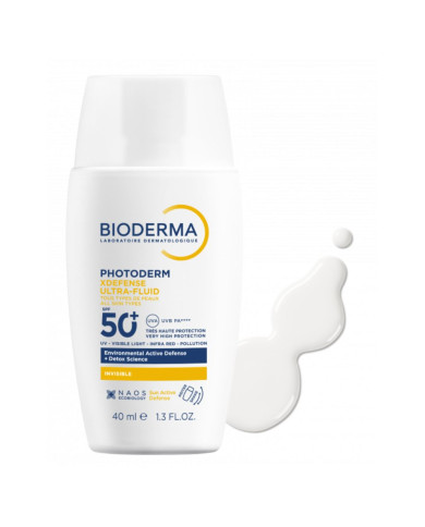 BIODERMA PHOTODERM X DEFENSE ULTRA FLUIDO INCOLORO SPF50+ 40 ml
