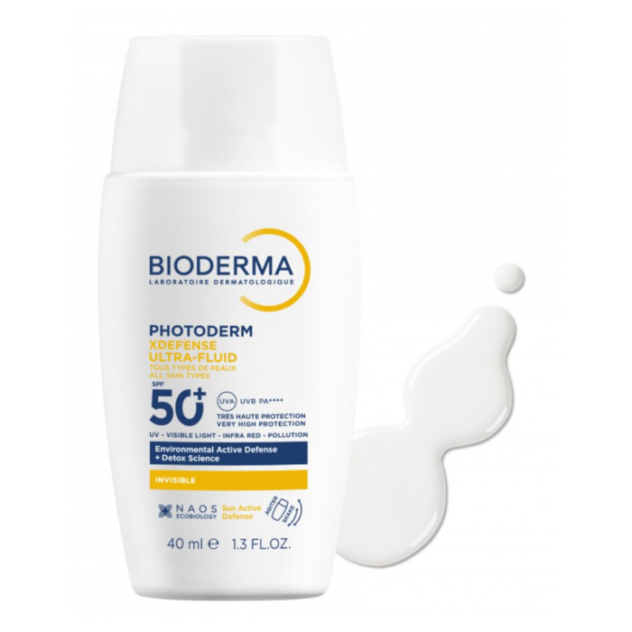 BIODERMA PHOTODERM X DEFENSE ULTRA FLUIDO INCOLORO SPF50+ 40 ml