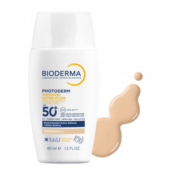 BIODERMA PHOTODERM X DEFENSE ULTRA FLUIDO SPF50+ 01 MUITO CLARO 40ml