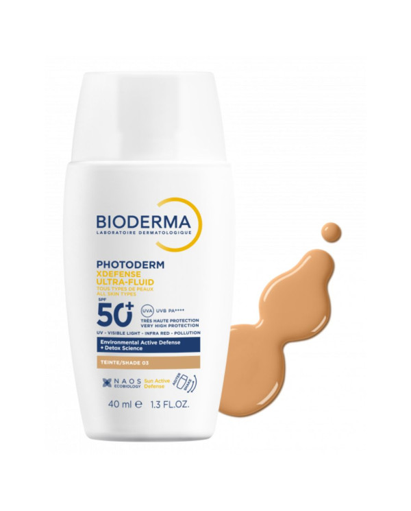 BIODERMA PHOTODERM X DEFENSE ULTRA FLUIDO FPS 50+ 03 DORADO 40 ml