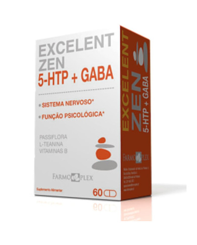 EXCELLENT ZEN 5-HTP + GABA 60 CÁPSULAS