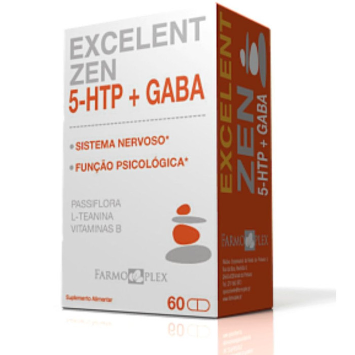 EXCELENT ZEN 5-HTP + GABA 60 CÁPSULAS