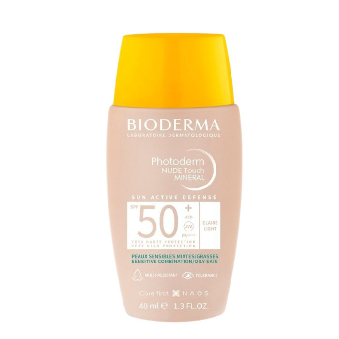 BIODERMA PHOTODERM NUDE TOUCH MINERAL SPF 50+ CLARO 40ML