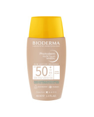 BIODERMA PHOTODERM NUDE TOUCH MINERAL SPF 50+ DOURADO 40ML