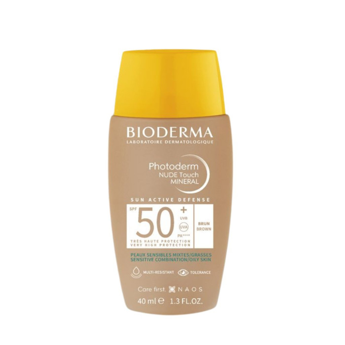 BIODERMA PHOTODERM NUDE TOUCH MINERAL SPF 50+ BRONZE 40ML