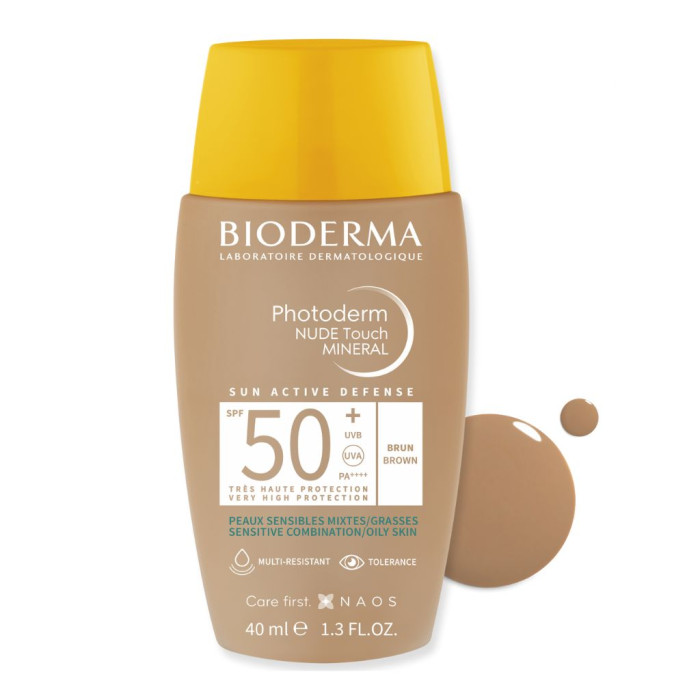 BIODERMA PHOTODERM NUDE TOUCH MINERAL FPS 50+ TONO BRONCE 40ML