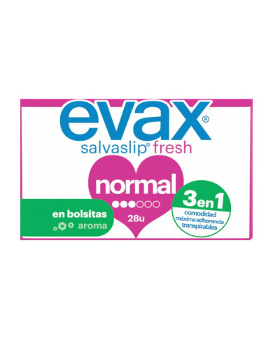 EVAX SALVASLIPS FRESH NORMAL EN BOLSITAS 28 UNIDADES