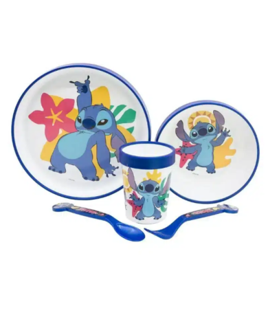 STITCH CONJUNTO PREMIUM REFEIÇÃO 5 PEÇAS