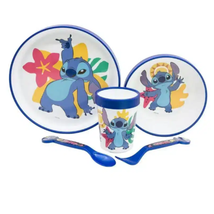 STITCH CONJUNTO PREMIUM REFEIÇÃO 5 PEÇAS