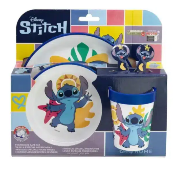 STITCH CONJUNTO PREMIUM REFEIÇÃO 5 PEÇAS