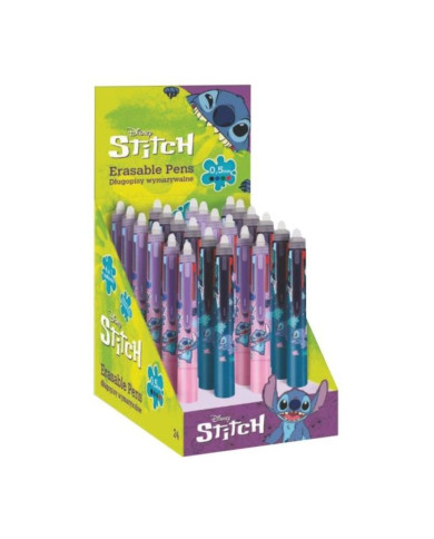 CANETA APAGÁVEL  - MULTICOLOR STITCH DISNEY 1 UNIDADE