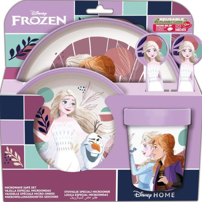 FROZEN CONJUNTO PREMIUM REFEIÇÃO 5 PEÇAS