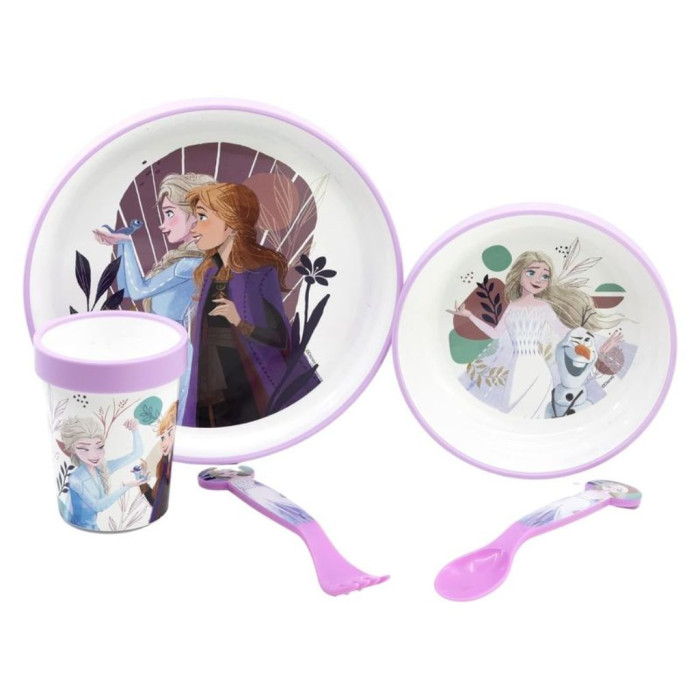FROZEN CONJUNTO PREMIUM REFEIÇÃO 5 PEÇAS