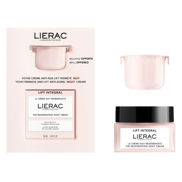 LIERAC LIFT INTEGRAL NOITE 50ML OFERTA RECARGA 50ML