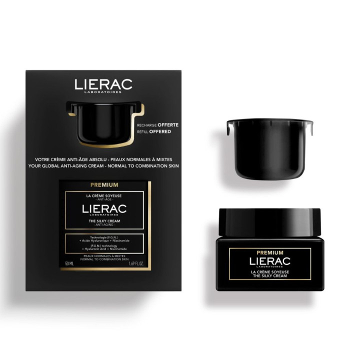 LIERAC PREMIUM CREME SEDOSO 50ML OFERTA RECARGA 50ML