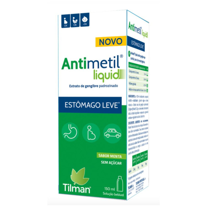 ANTIMETIL LIQUID ESTÓMAGO LIGERO 150ML SOLUCIÓN ORAL