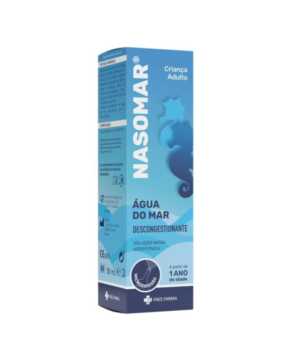 NASOMAR DESCONGESTIONANTE SPRAY NASAL HIPERTÓNICO 50ML