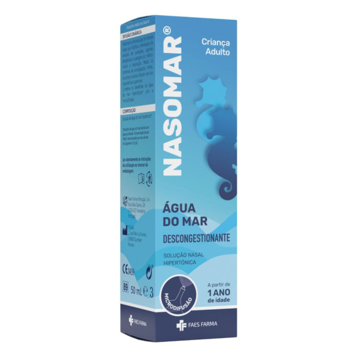 NASOMAR DESCONGESTIONANTE SPRAY NASAL HIPERTÓNICO 50ML