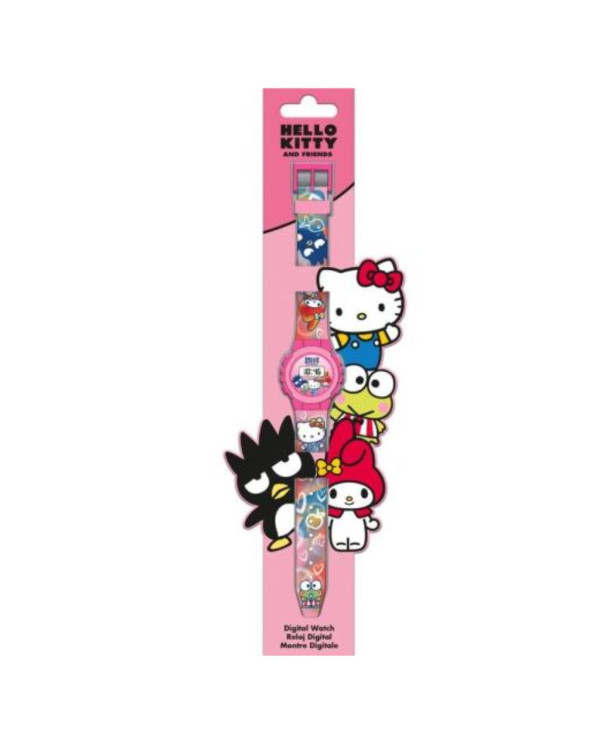 RELOJ DIGITAL DE HELLO KITTY Y SUS AMIGOS