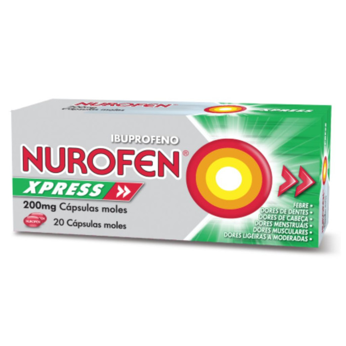 NUROFEN XPRESS 200MG 20 CÁPSULAS MOLES