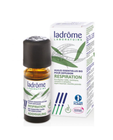 LADRÔME MISTURA DE ÓLEOS ESSENCIAIS BIO PARA DIFUSÃO RESPIRAÇÃO 10ML