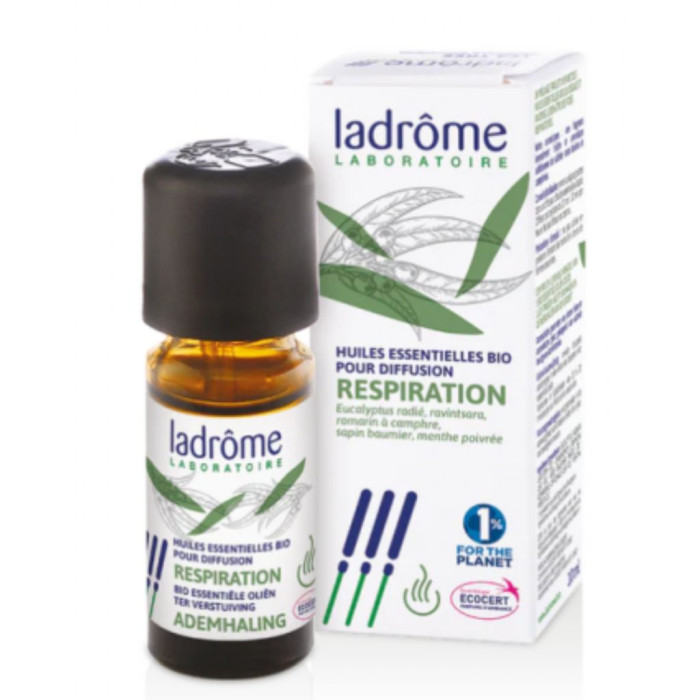 LADRÔME MISTURA DE ÓLEOS ESSENCIAIS BIO PARA DIFUSÃO RESPIRAÇÃO 10ML
