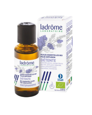 LADRÔME MISTURA DE ÓLEOS ESSENCIAIS BIO PARA DIFUSÃO RELAXAMENTO 10ML